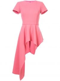 Oscar De La Renta Asymmetric Peplum Top at Farfetch